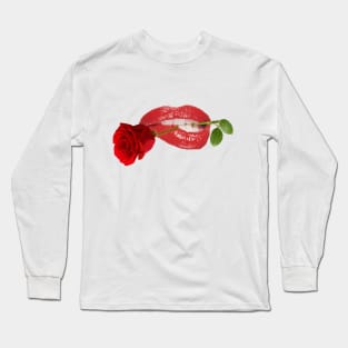 Rose Mask Long Sleeve T-Shirt